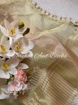 Tissue Banarasi Saree with Pearls