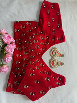 Red Petunia Blouse