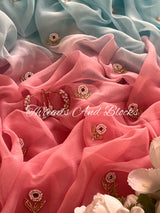 Summer Sorbet Pearl Buti Saree