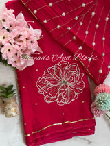 Rani Camellia Saree