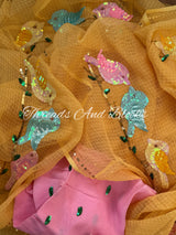 Kota Doriya Chirpy Birds Saree