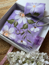 ELARA Handpainted Chiffon Saree