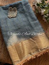 Tissue Banarasi Kiran Border Saree