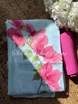 Bougainvillea Crepe Saree