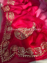 Meher Gulabi Pittan Saree