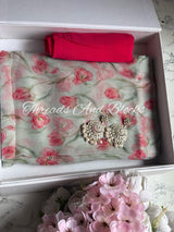 Poetry in Petals Printed Saree