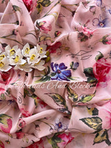 Spring Blooms Floral Print Saree