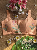 Peach Dahlia Blouse