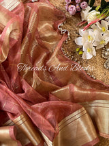 Tissue Banarasi Saree with Pearls