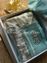 Organza Lappa Border Saree