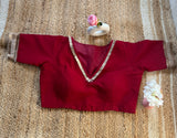 Red Fringe Kiran Blouse