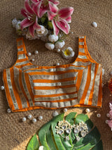 Kesar Lappa Stripe Blouse