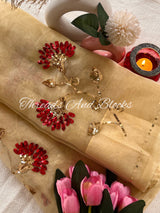 Golden Kiss Tissue Saree