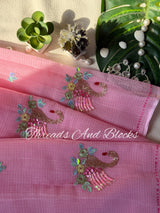 Ducks in Bloom Kota Doriya Saree