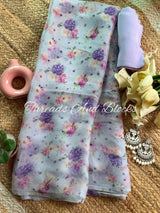 Lilac Muse Printed Saree