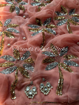 Tropical Taal Chiffon Saree