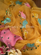 Kota Doriya Chirpy Birds Saree