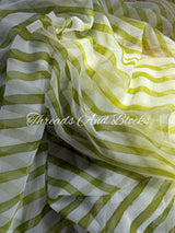 Bagh-e-Leher Chiffon Leheriya Saree