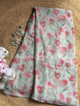 Poetry in Petals Printed Saree