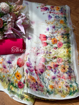 Bagh-e-bahar Chiffon Saree