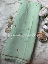 Jhilmil Organza Saree