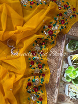 Basant Baag Chiffon Saree