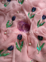 Lady Wisteria Chiffon Saree