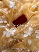 Sunkissed Floral Hand Painted Saree