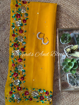 Basant Baag Chiffon Saree