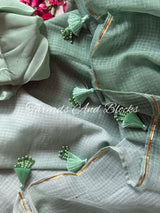 Kota Doriya Mukaish Work Saree