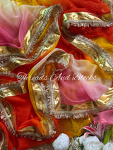 Glowing Sun Mukaish Lappa Saree