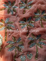Tropical Taal Chiffon Saree