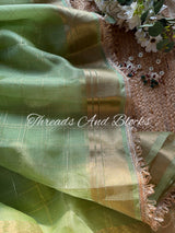 Tissue Banarasi Kiran Border Saree