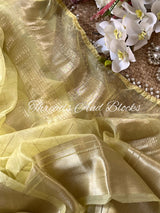 Tissue Banarasi Saree with Pearls