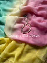 RANGMAHAL Bandhani Chiffon Saree