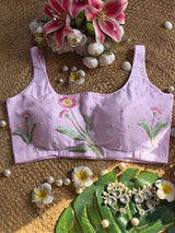 Lilac Dahlia Blouse