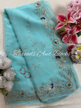 Rajwada Peacock Border Jaal Saree