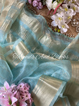 Tissue Banarasi Saree with Pearls