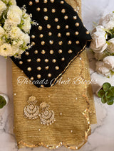 Golden Dust Tissue Saree