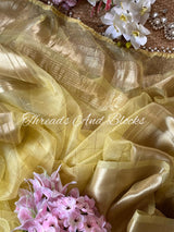Tissue Banarasi Saree with Pearls