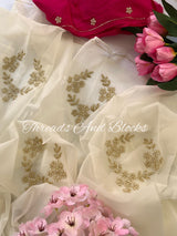 Off White Cut-Daana Saree