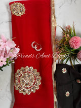 Mannat Zardosi Buta Saree