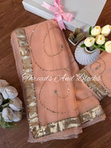 Vintage Lappa Border Saree