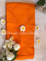 Plain Chiffon Saree