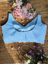 Sky blue Valley of Clouds Blouse