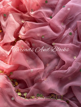 CHAMKI Chiffon Saree