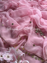 CHAMKI Chiffon Saree