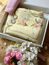 Buttercup Blossoms Chinnon Saree