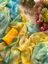 Indian Summer Chinnon Shibori Saree