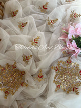 Falak Zardosi Gota Buta Saree